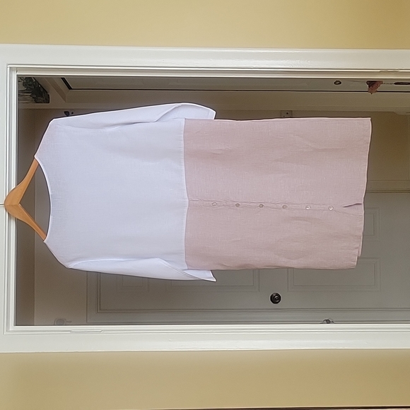 Tahari beautiful linen dress NWOT - Picture 2 of 10